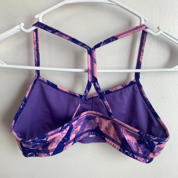Ivivva Pink & Purple Chevron Sports Bra - Picture 2 of 6